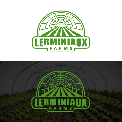 Modern/Abstract logo for small upstate NY vegetable farm. Design by metaXsu