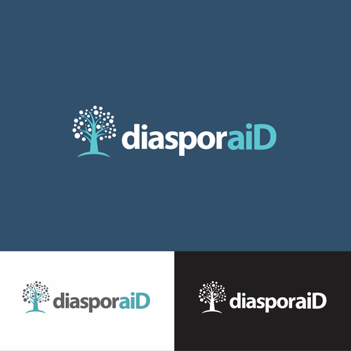 Design a powerful logo for diasporaid, an impact-oriented network/platform for expats Design by PixelBot