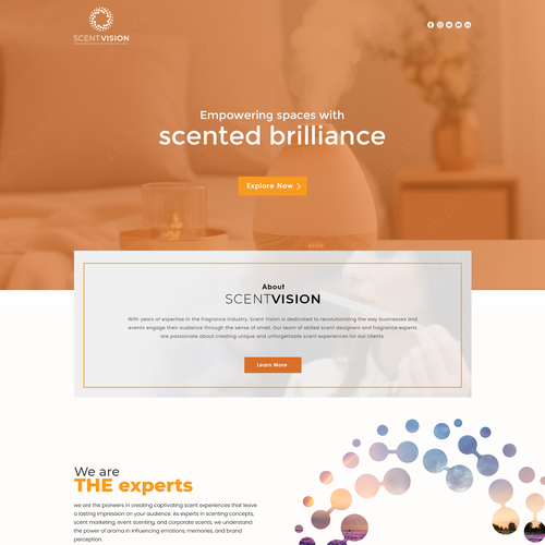 Landing page design contest entry by Pro+AMEN