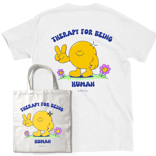 We need a hip, playful design for merch for our therapy practice Design by Madmax Design