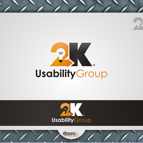 2K Usability Group Logo: Simple, Clean Design por The_Fig