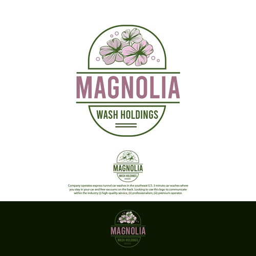 Magnolia Car Wash Logo Design Contest 99designs