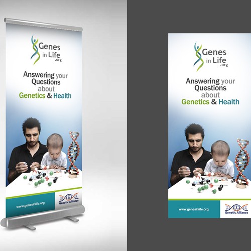 Create a conference poster for Genetic Alliance! Design by sougatacreative