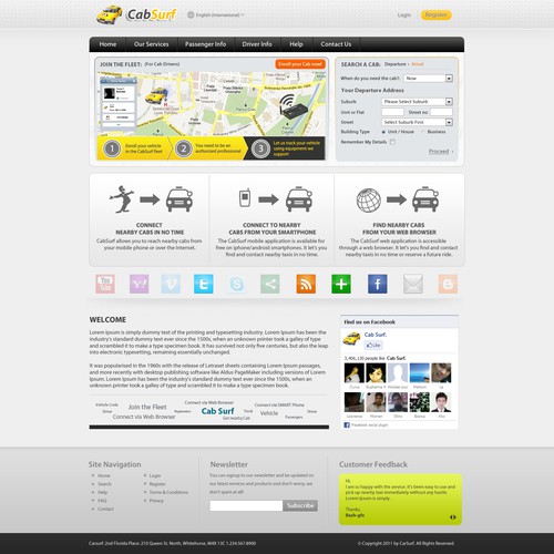 Online Taxi reservation service needs outstanding design Design por 99d.Maaku