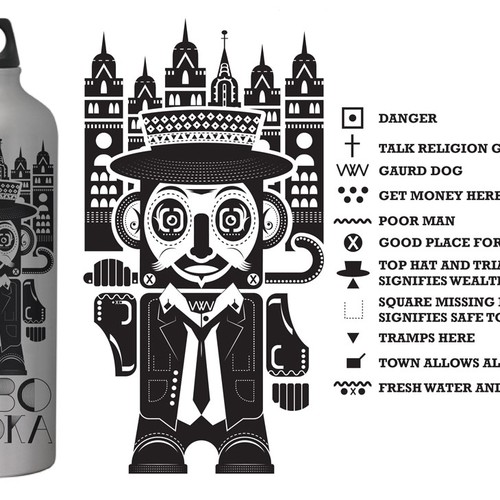 Help hobo vodka with a new print or packaging design Diseño de Le Cap