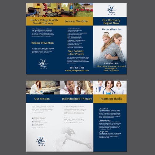 Brochure design needed for Substance Abuse Treatment Facility ...