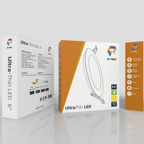 Package design for an Ultra-Thin LED Downlight Design by AlphaModeling