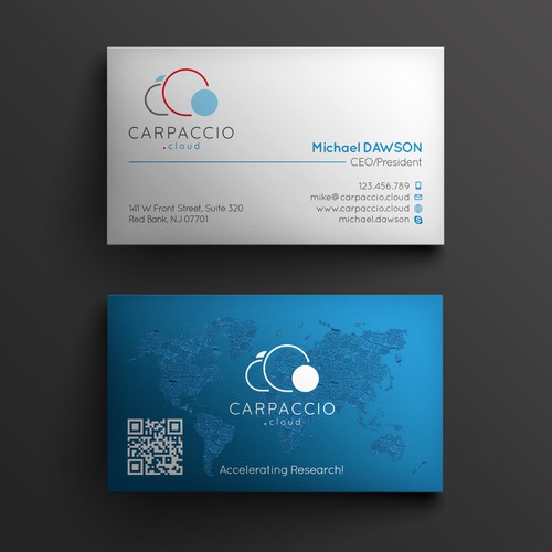 Give more muscle to research with graphic ID for CARPACCIO.cloud Design by kendhie