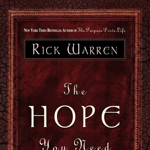 Design Rick Warren's New Book Cover Design réalisé par wordleman