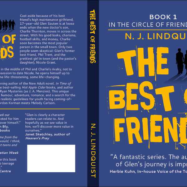 Great cover needed for Book 1 of a 4-book YA series for guys that we’re reprinting.