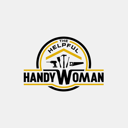 We need a design for our handywoman business that mixes masculine and feminine. Design by XarXi