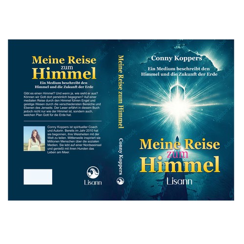 Cover for spiritual book My Journey to Heaven Diseño de Cover_Design_Expert
