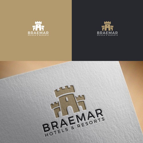 Luxury Hotel Company looking for a castle logo Design by white6eard