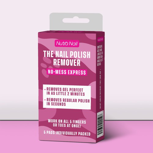 Nutra Nail Gel Remover Design by The Janati