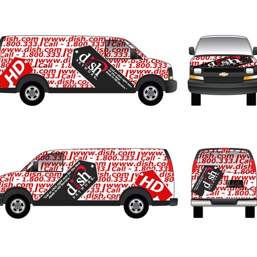 Diseño de V&S 002 ~ REDESIGN THE DISH NETWORK INSTALLATION FLEET de ArtDsg