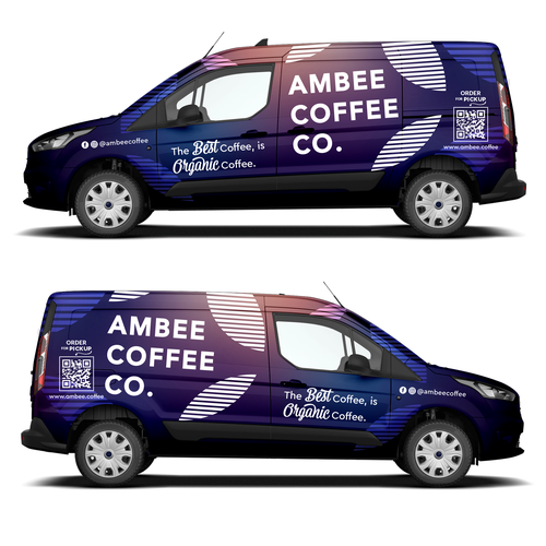 Design an Amazing truck wrap for an Emerging Organic Coffee Company Design by SBdesigner