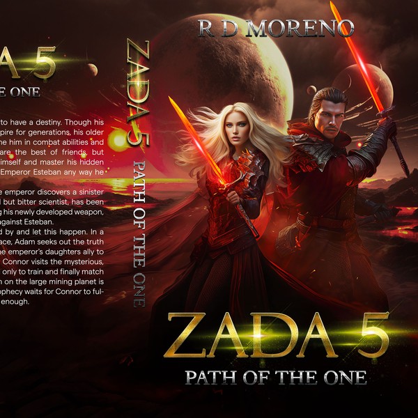 Design realizzato da Inspiremind intitolato "Sci-Fi book following galactic empires,"