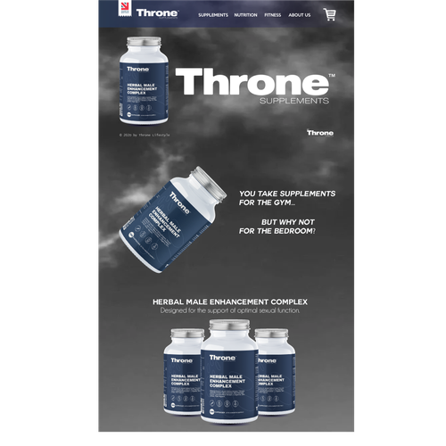 Supplement Website Design by runz