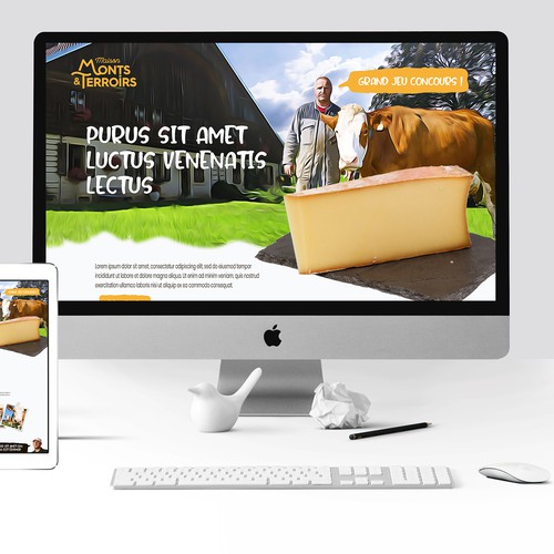 Cheese company Design by mdcreation