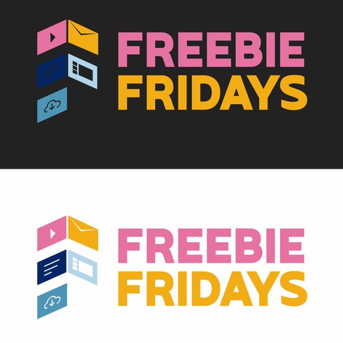 Freebie Fridays - Fun Modern Logo that grabs attention! :) Design by Ayasa