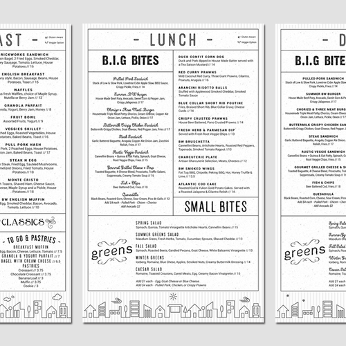 Create A Gastro Pub Menu Menu Contest