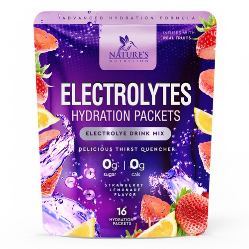 Refreshing Hydration Electrolytes Design Needed for Nature's Nutrition Design by a x i o m a ™