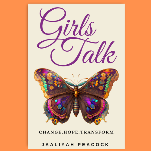 I need a beautiful butterfly book cover for my first book for women all around the world Design by Mariem khlifi