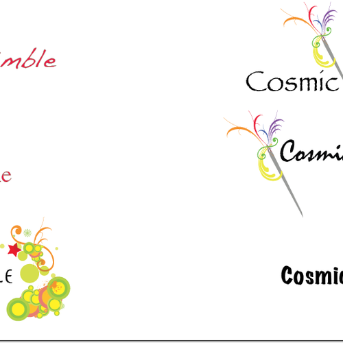Cosmic Thimble Logo Design Diseño de saruwa