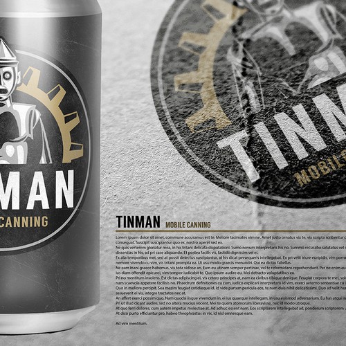 Industrial/modern logo for Craft Beer Canning company Design by Bokisha