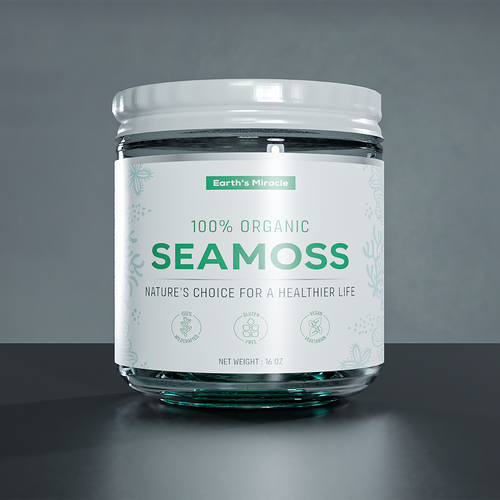 Design a Label for our Sea Moss Gel Product Design by ZAKIGRAPH ®