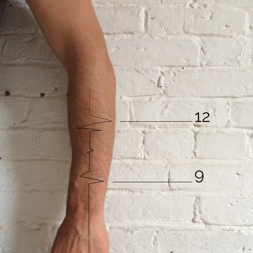 Design a functional tattoo for Ben Uyeda that turns his arm into a