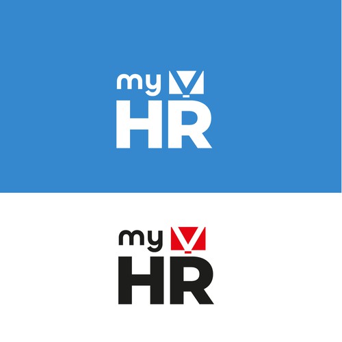 Create an awesome logo for myHR, the #1 HR Software in Luxembourg ! Design by M.I.Thomson