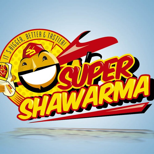 logo for Super Shawarma Design by Adrian Medel Aceiro