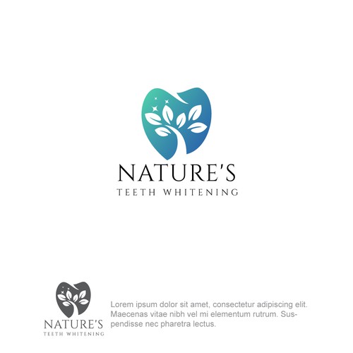 Nature's Teeth Whitening - Needs a Natural Company Logo Design by hasnagraphics