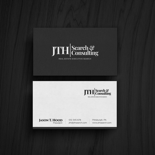 Business Card Design for Executive Search Firm Design by kaylee CK