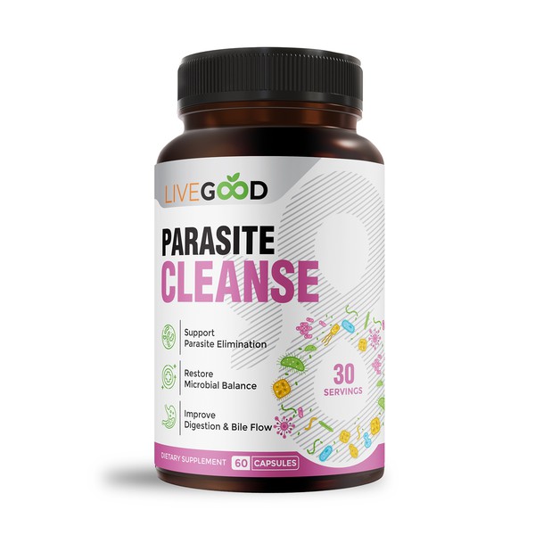 Design by JeellaStudio titled "Parasite Cleanse Nutritional Supplement Design"