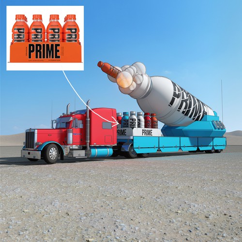 PRIME HYDRATION truck Design by ˡᵘᵈᶦᶜᵃʳᶜʰᶦᵗᵉᶜᵗStefan