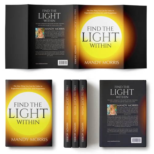 Book cover “find the light within” Design by Wizdizz