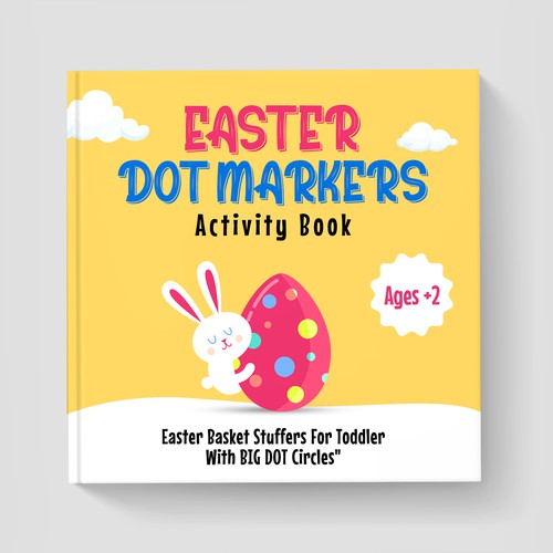 Easter Coloring Activity Book For Kids Design by Prolific_Eye