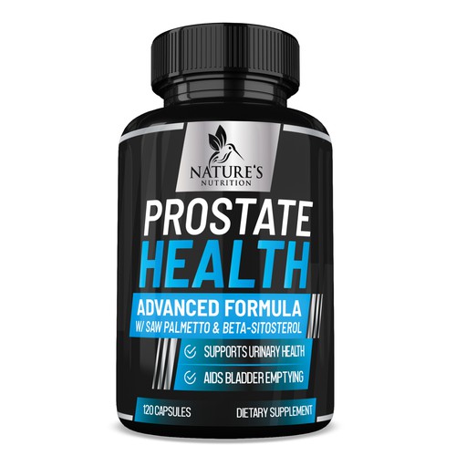 Nature's Nutrition needs a Men's Prostate Health product label Design by Walid Designs Studio