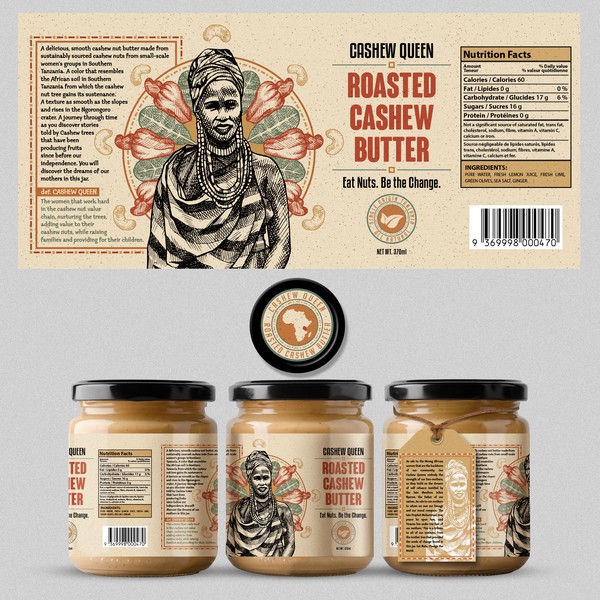 Jar label design