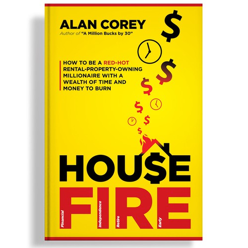 Eye-catching BOOK COVER with REAL ESTATE and EARLY RETIREMENT focus Design by Sherwin Soy