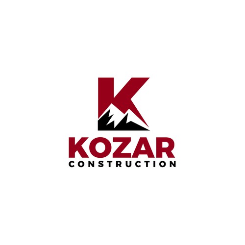 Simple Construction Company Logo with Creativity Design by Zaisun