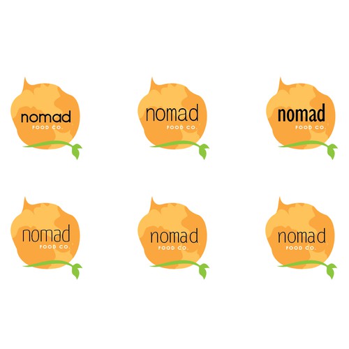 Create an eye-catching logo for nomad food co., producers of Mediterranean cuisine Design by Curly_Ty