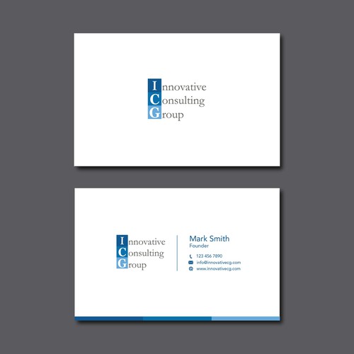 Design di ICG Business Cards di TJeny