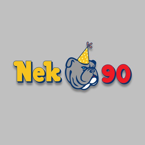 90th Birthday logo Design by Alex Plutus