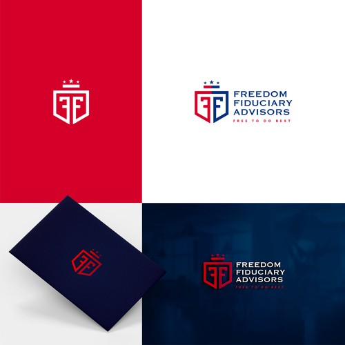 Investment company breaking away from corporate interest looking for fresh patriotic logo. Design by Felipe Sánchez