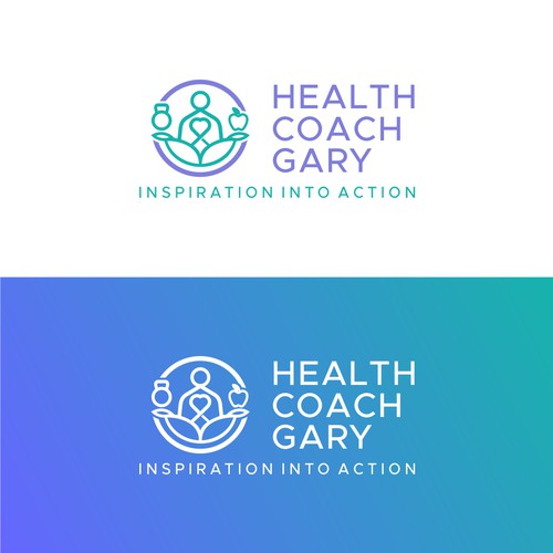 Motivational health & wellness logo- change lives! Design by zenoartdesign