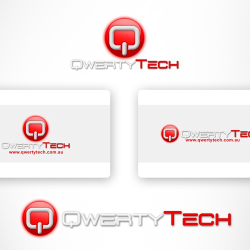 Create the next logo and business card for QwertyTech Design por Raden Handoko