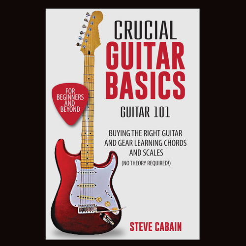 Need a powerful and eye catching design for a book about guitar. Design by fwhitehouse7732